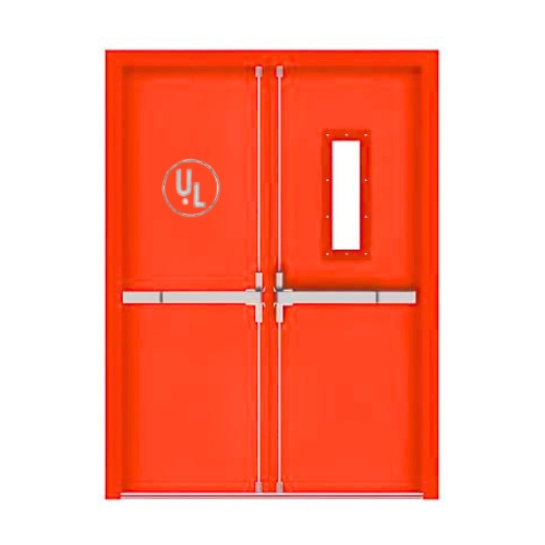 Double Leaf Fire Rated Steel Door