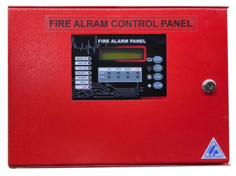 4 Loop Panel Red Metal Box